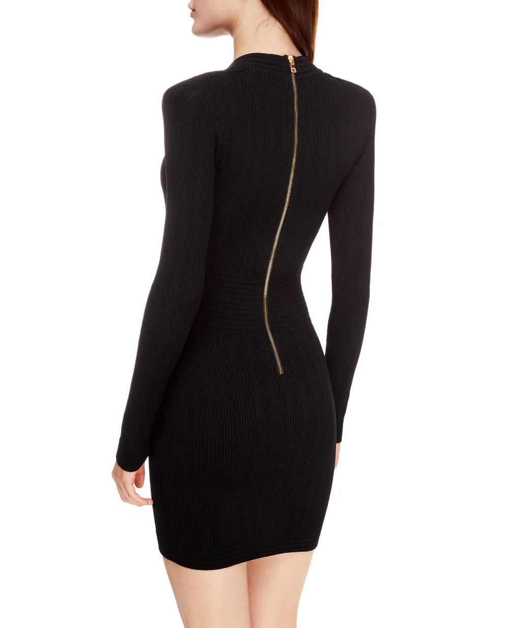 Платье Balmain WF1R8060K211, черный цвет • Купить в интернет-магазине Kameron
