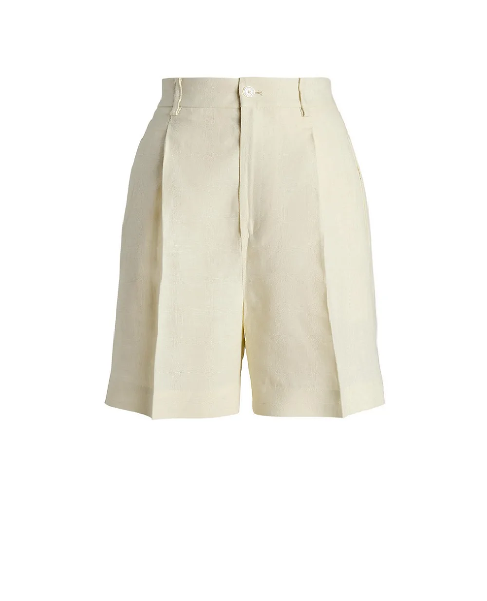 Льняные шорты Ralph Lauren Collection 290958990001, кремовый цвет • Купить в интернет-магазине Kameron
