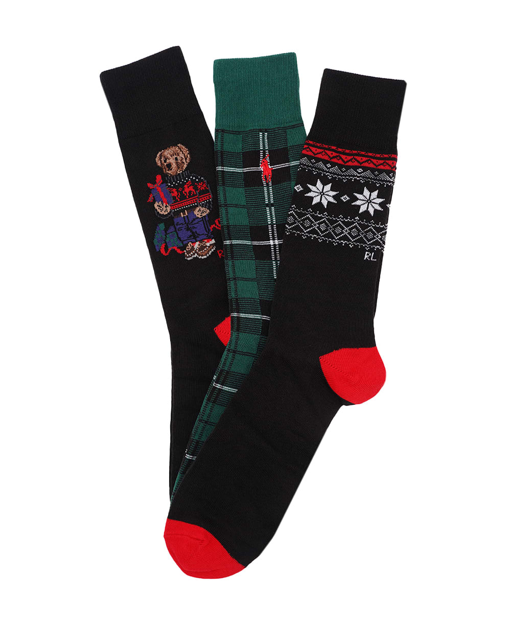 Носки Polo Bear (3 пары) Polo Ralph Lauren 449929120001, разноцветный цвет • Купить в интернет-магазине Kameron