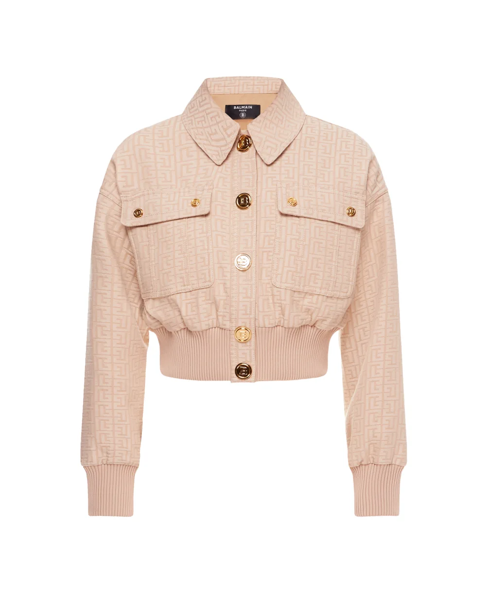 Куртка Balmain XF1TE097CB65, бежевый цвет • Купить в интернет-магазине Kameron