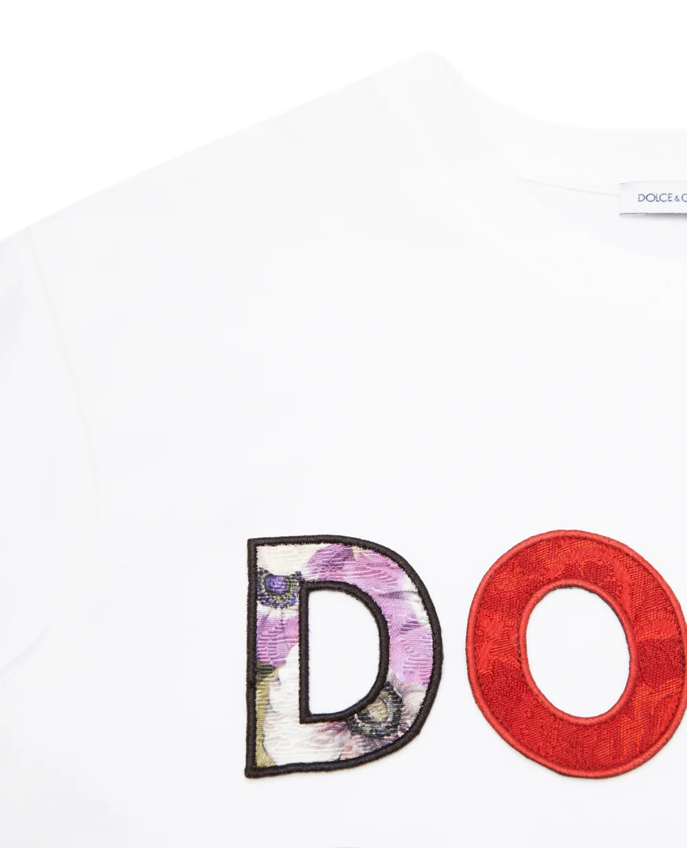 Футболка Dolce&Gabbana Kids L5JTGH-G7YPJ-B, белый цвет • Купить в интернет-магазине Kameron