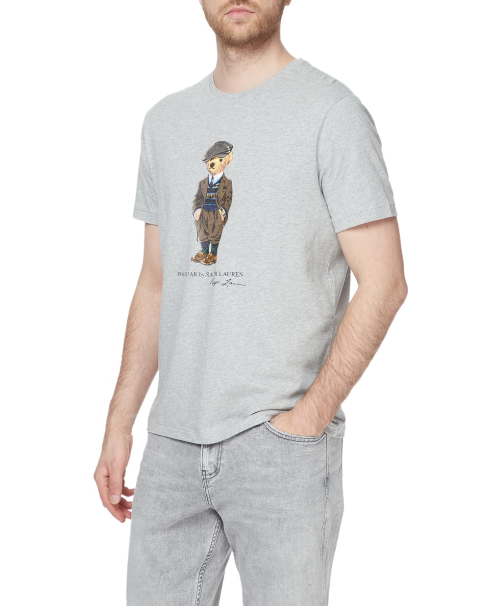 Футболка Polo Bear Polo Ralph Lauren 710853310014, серый цвет • Купить в интернет-магазине Kameron