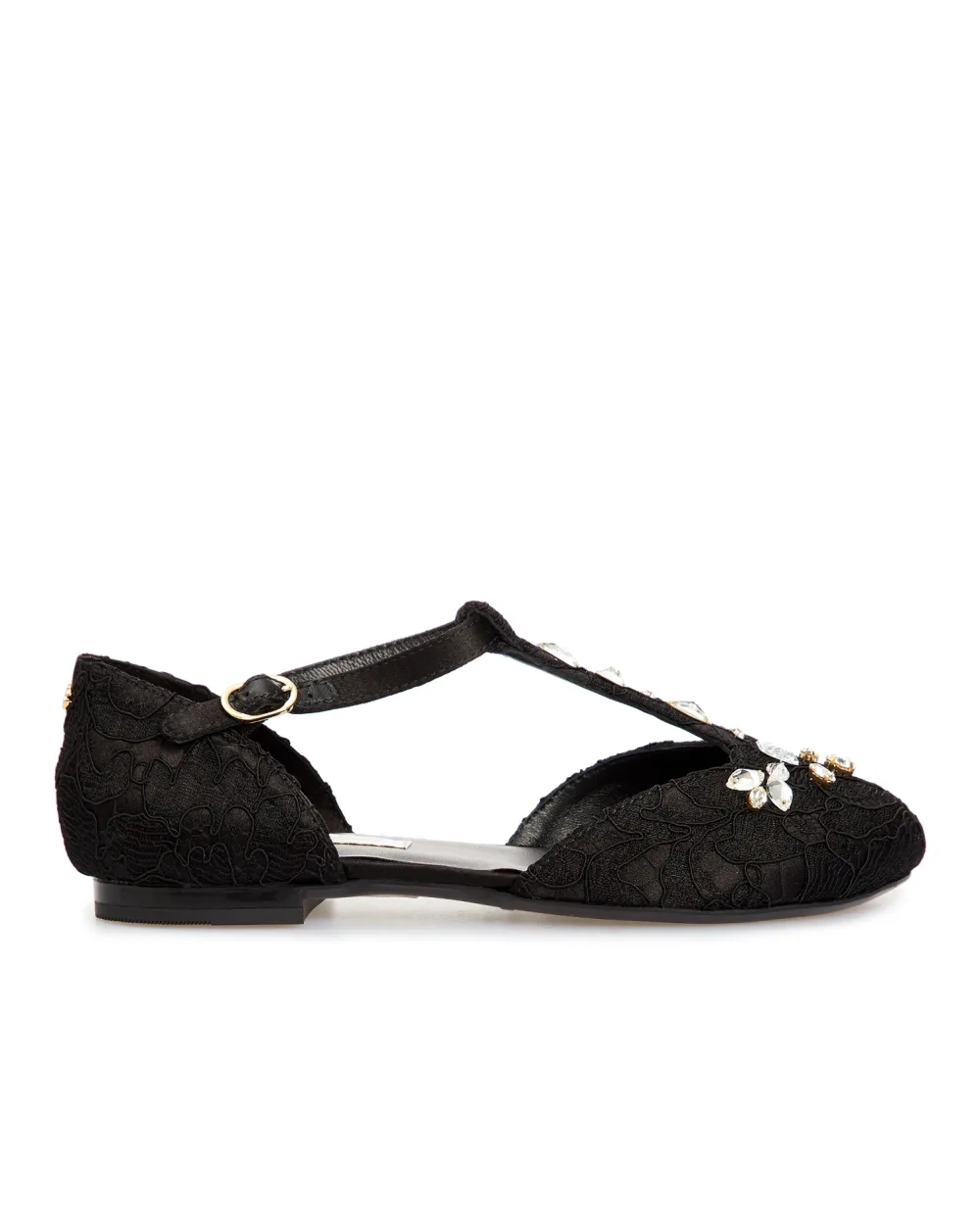 Детские туфли Dolce&Gabbana Kids D10927-AR329-M, черный цвет • Купить в интернет-магазине Kameron