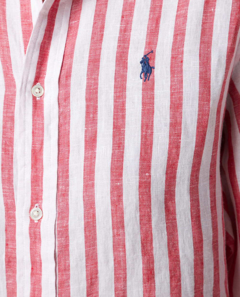 Льняная рубашка Polo Ralph Lauren 211838922006, красный цвет • Купить в интернет-магазине Kameron