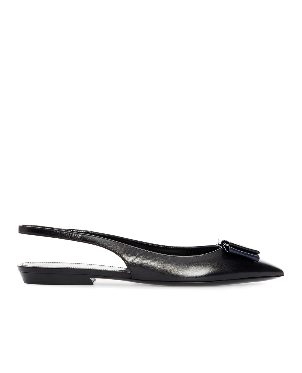 Шкіряні слінгбеки Anais 10 Saint Laurent 649621-1ZJ10, чорний колір • Купити в інтернет-магазині Kameron