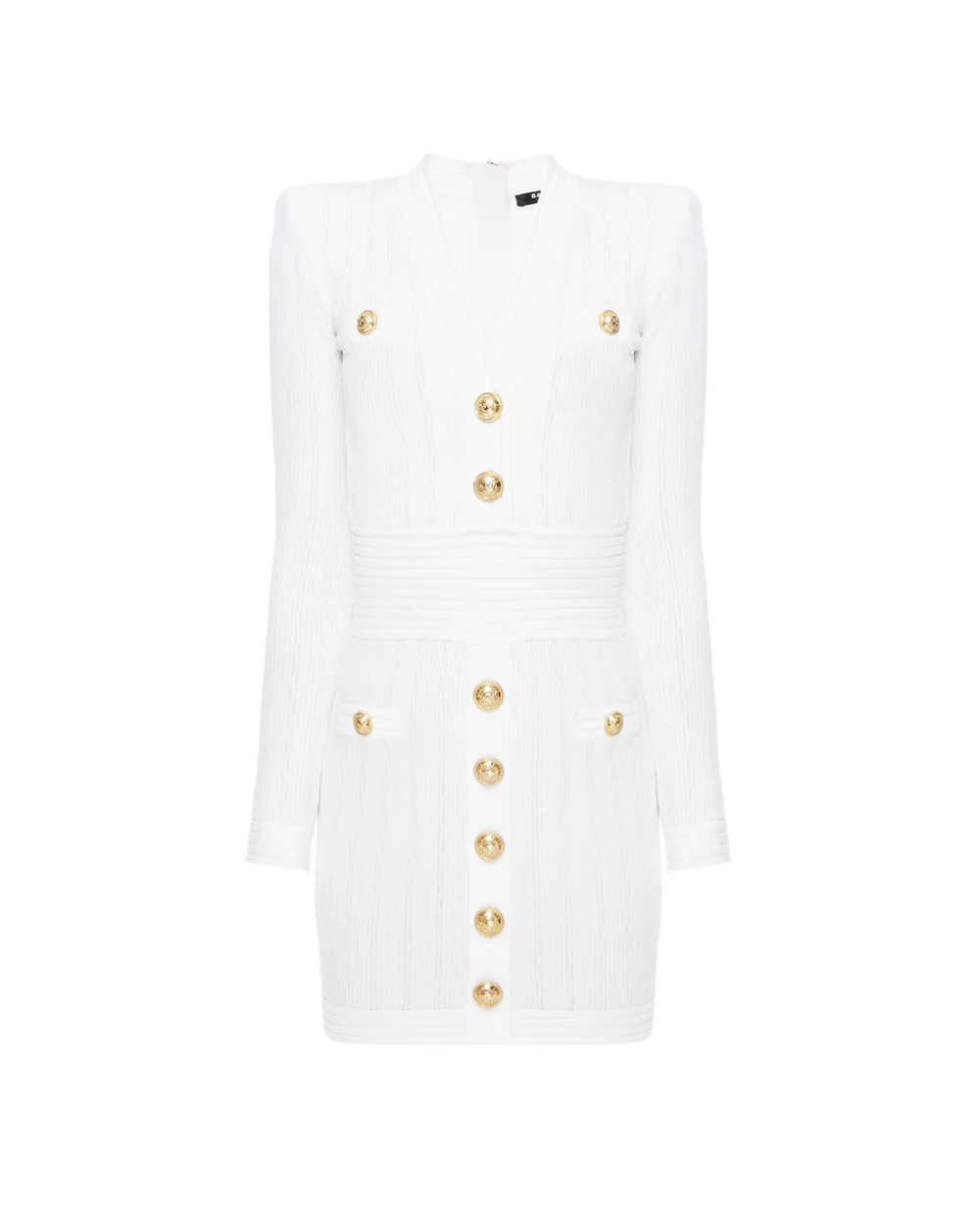 Платье Balmain XF1R8060KB00, белый цвет • Купить в интернет-магазине Kameron