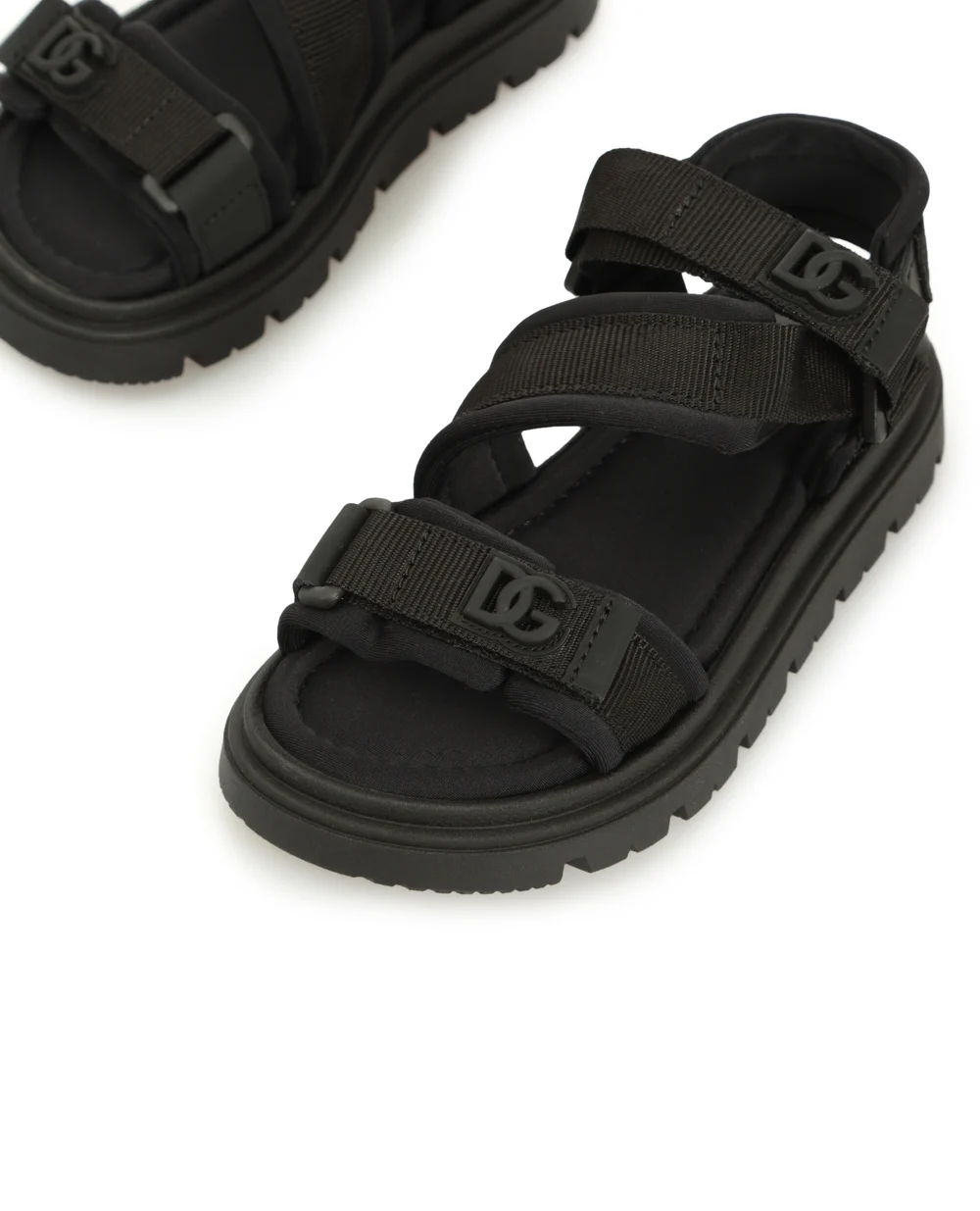 Сандали Dolce&Gabbana Kids DA5062-AY244-S, черный цвет • Купить в интернет-магазине Kameron