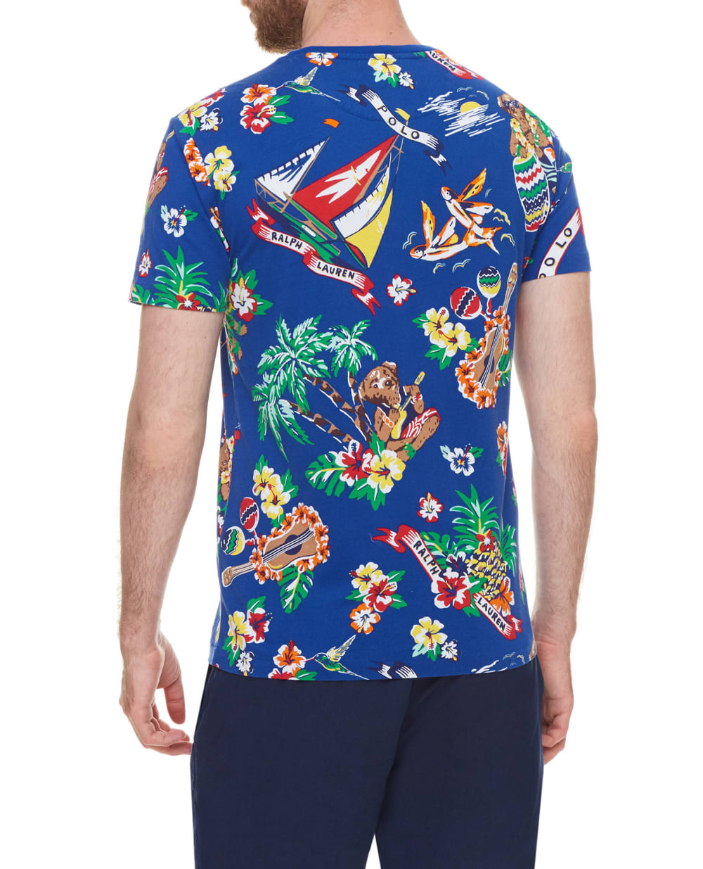 Футболка Polo Ralph Lauren 710829182001, синий цвет • Купить в интернет-магазине Kameron
