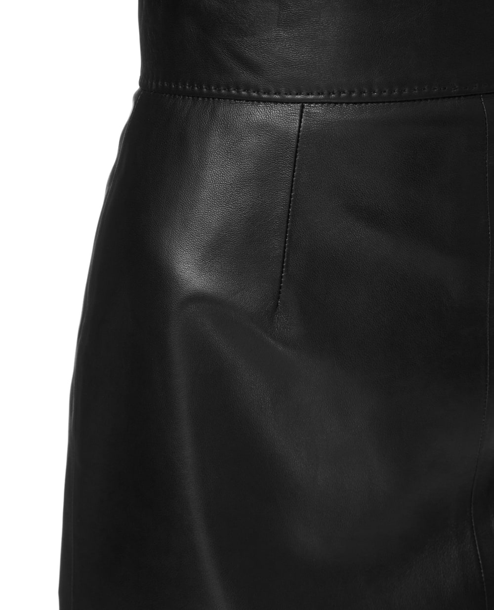 Кожаная юбка Dolce&Gabbana F4BZ4L-HULFY, черный цвет • Купить в интернет-магазине Kameron