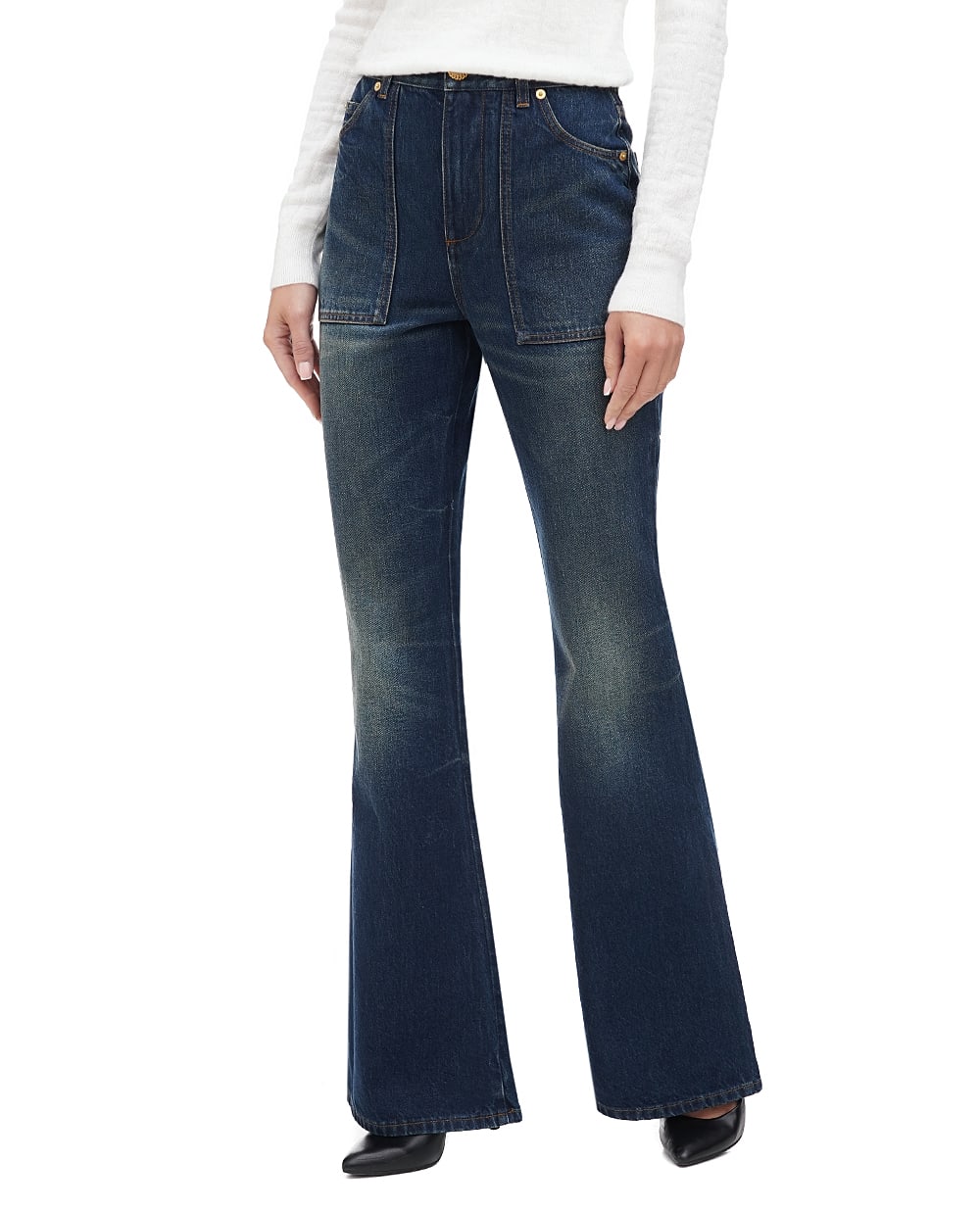 Джинсы Balmain BF0MJ115DD63, синий цвет • Купить в интернет-магазине Kameron