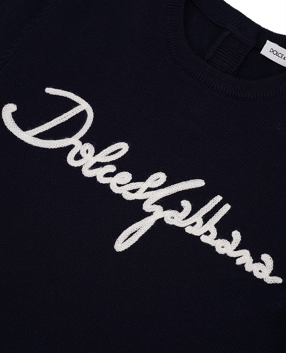 Детское платье Dolce&Gabbana Kids L5KD37-JCVV0-S, темно-синий цвет • Купить в интернет-магазине Kameron