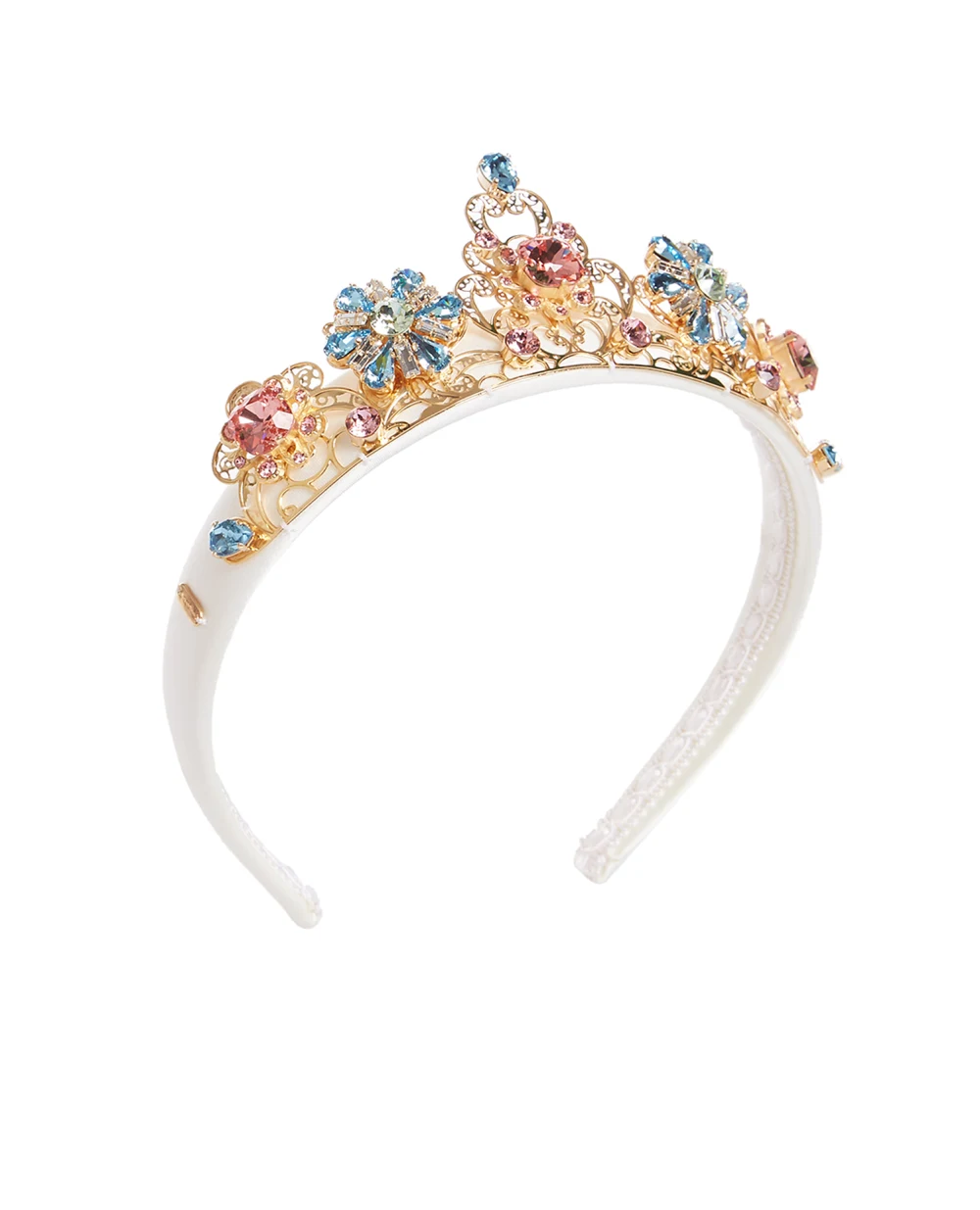 Обруч Dolce&Gabbana Kids WHM2J6-W1111, белый цвет • Купить в интернет-магазине Kameron