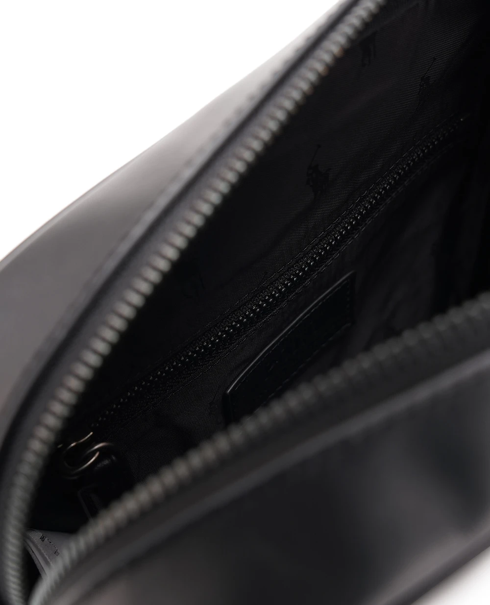 Кожаная сумка Crossbody Polo Ralph Lauren 405803912001, черный цвет • Купить в интернет-магазине Kameron