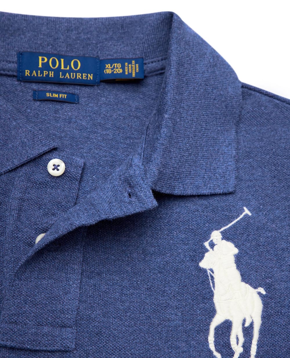 Поло Polo Ralph Lauren Kids 323708862006, синий цвет • Купить в интернет-магазине Kameron