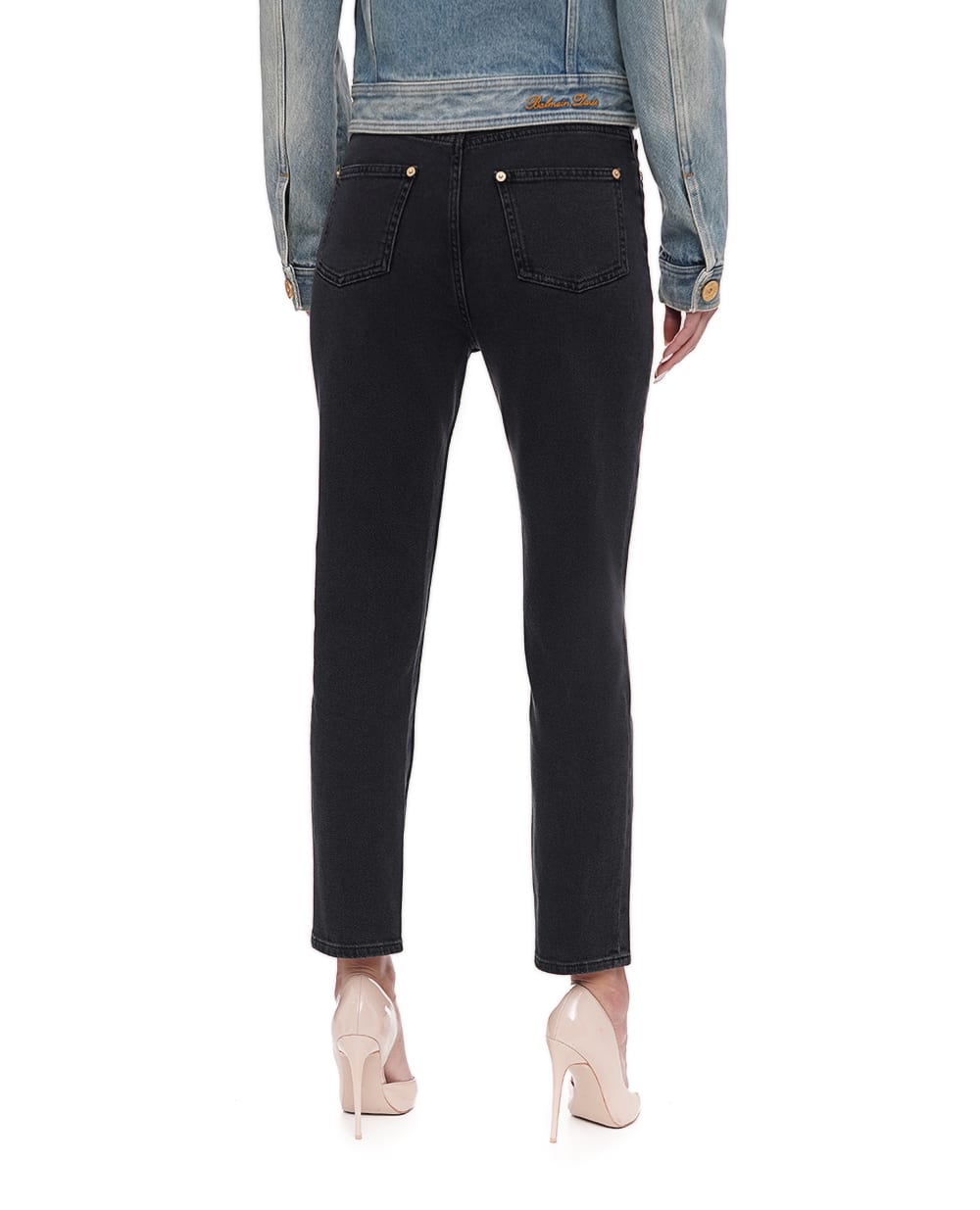 Джинсы Balmain CF1MG007DB67, темно-серый цвет • Купить в интернет-магазине Kameron