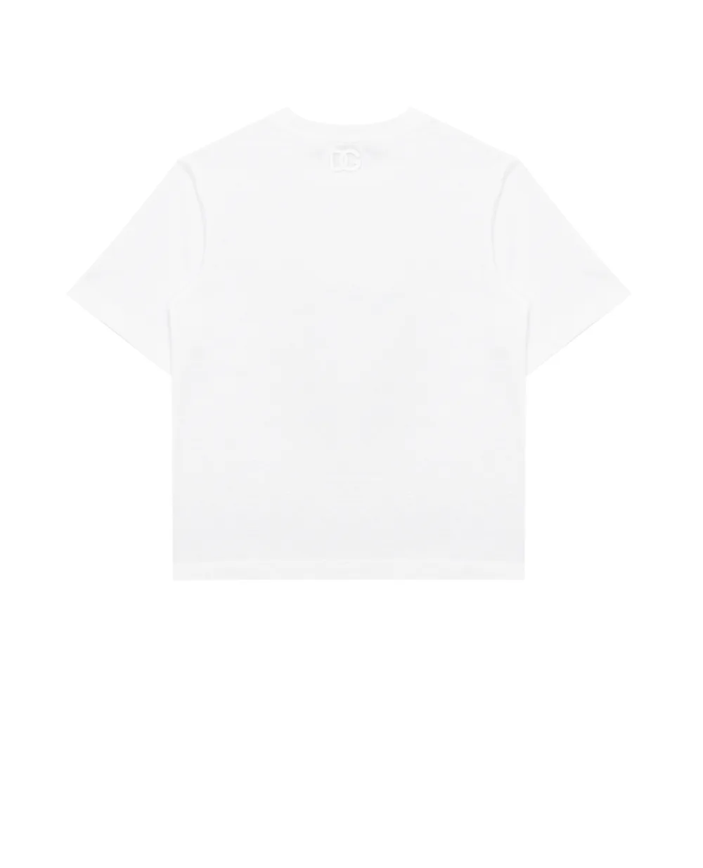 Футболка Dolce&Gabbana Kids L5JTAZ-G7XVO-B, белый цвет • Купить в интернет-магазине Kameron