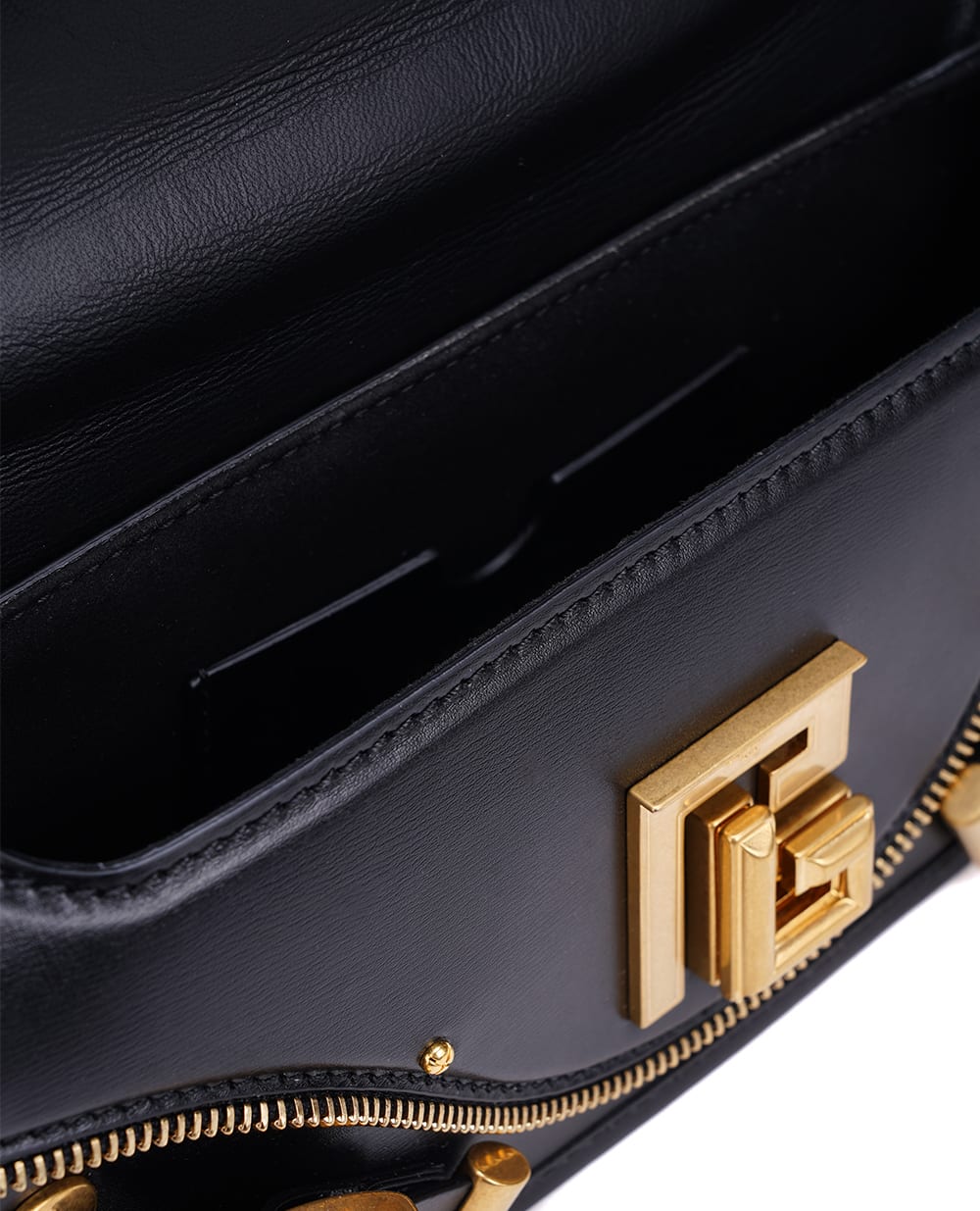 Кожаная сумка Blaze Pouch Balmain BN0AE795LSLX, черный цвет • Купить в интернет-магазине Kameron