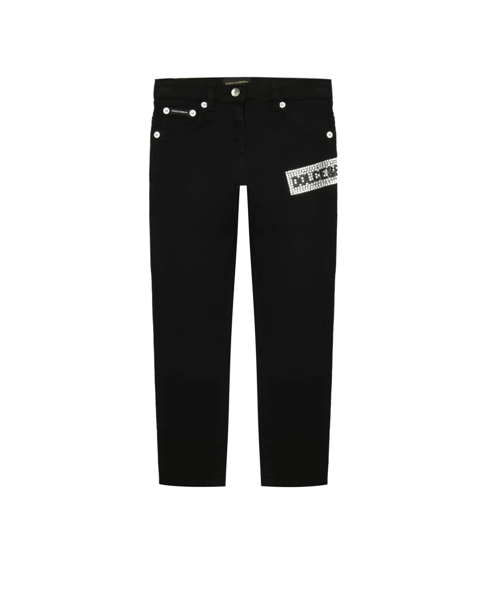 Детские джинсы Dolce&Gabbana Kids L51F51-LY049-S, черный цвет • Купить в интернет-магазине Kameron