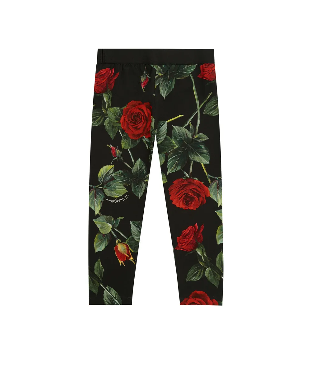 Леггинсы Dolce&Gabbana Kids L5JP3J-FSGYF-B, черный цвет • Купить в интернет-магазине Kameron