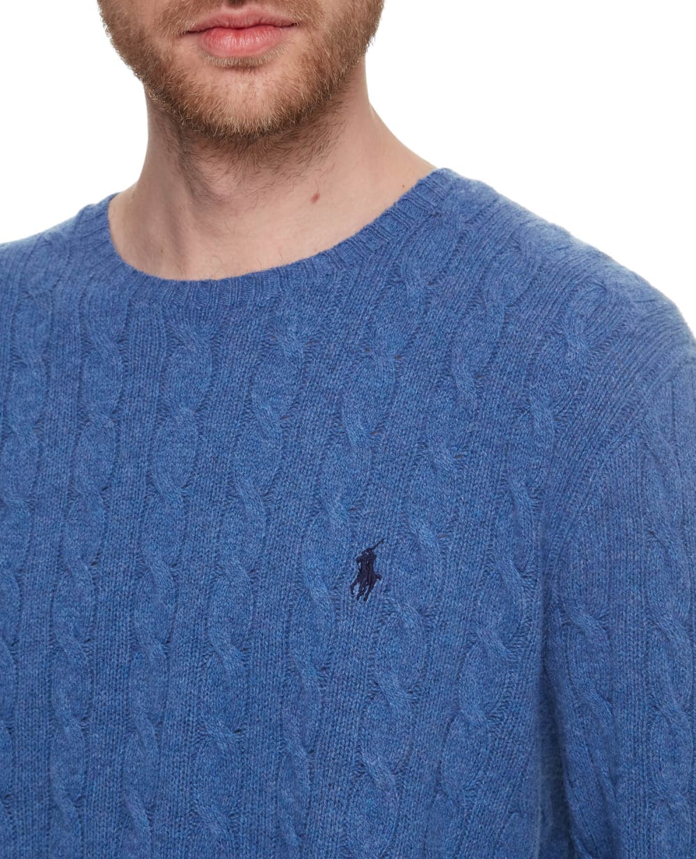 Шерстяной свитер Polo Ralph Lauren 719546009, голубой цвет • Купить в интернет-магазине Kameron