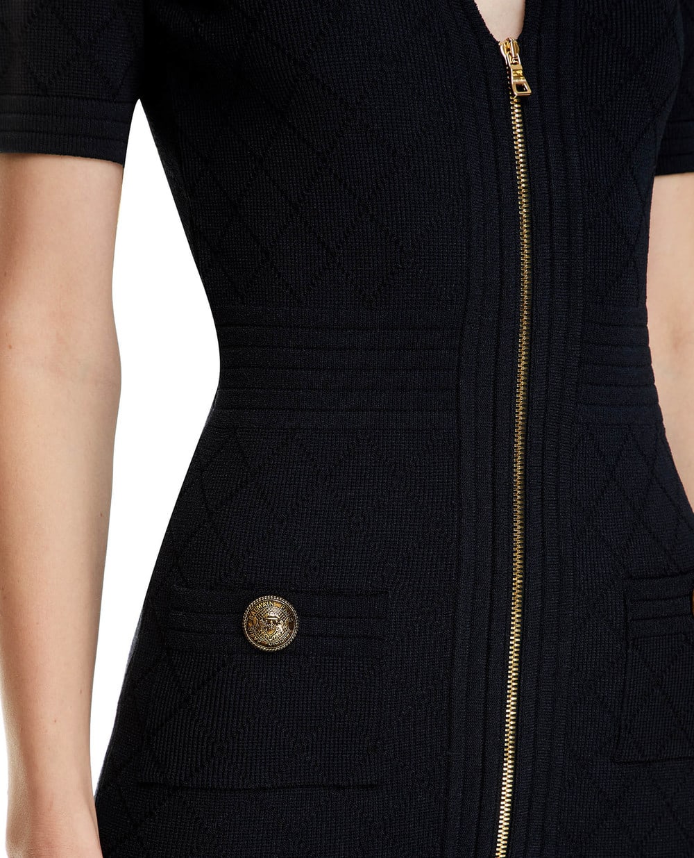 Платье Balmain UF16435K110-S, синий цвет • Купить в интернет-магазине Kameron