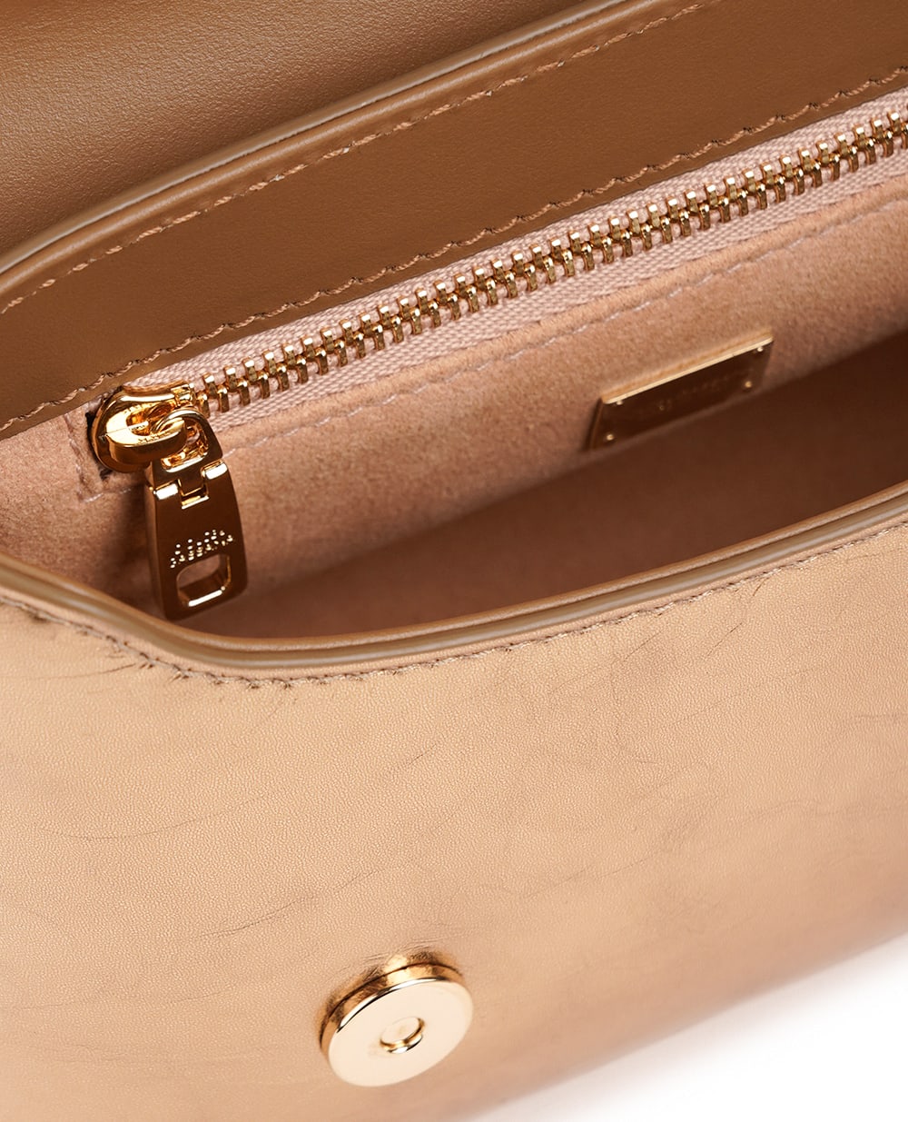 Кожаная сумка DG Logo Mini Dolce&Gabbana BB7568-AO855, золотой цвет • Купить в интернет-магазине Kameron