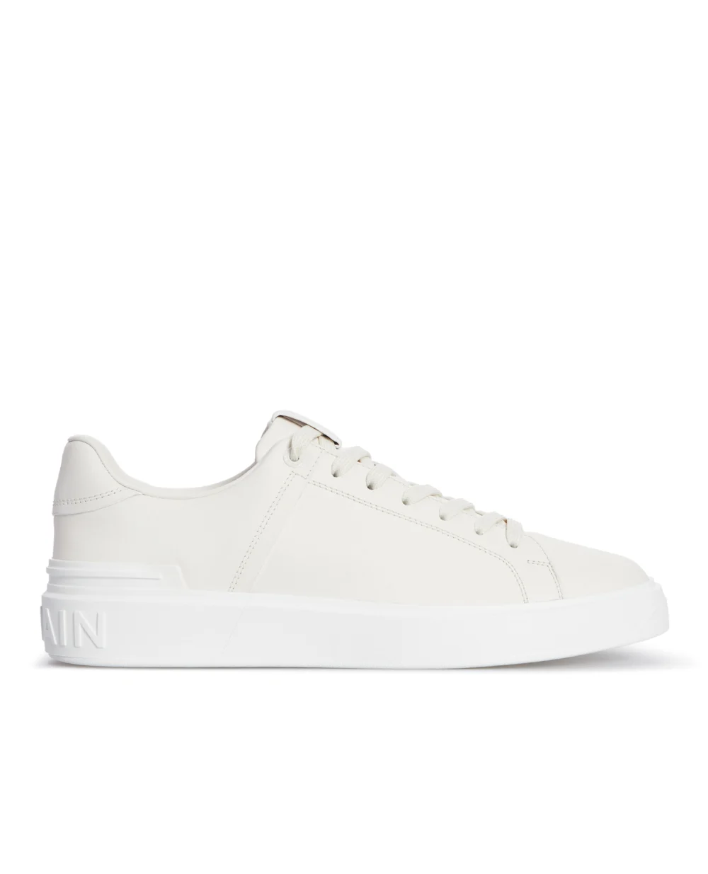 Шкіряні снікери B-Court Balmain AM1VI288LVTR, білий колір • Купити в інтернет-магазині Kameron