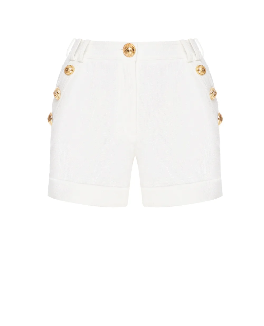 Шорты Balmain VF15010C208, белый цвет • Купить в интернет-магазине Kameron