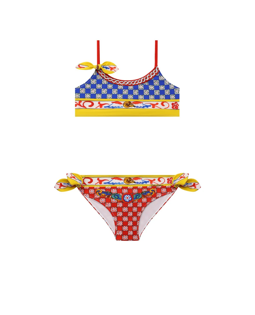 Купальник Dolce&Gabbana Kids L5J806-G7WLU-B-, разноцветный цвет • Купить в интернет-магазине Kameron