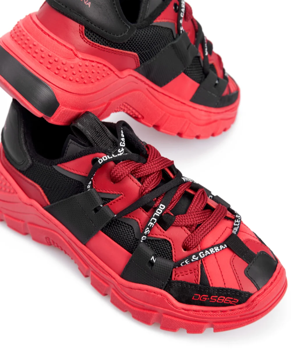 Кроссовки Space Dolce&Gabbana Kids DA5037-AQ716-M, красный цвет • Купить в интернет-магазине Kameron