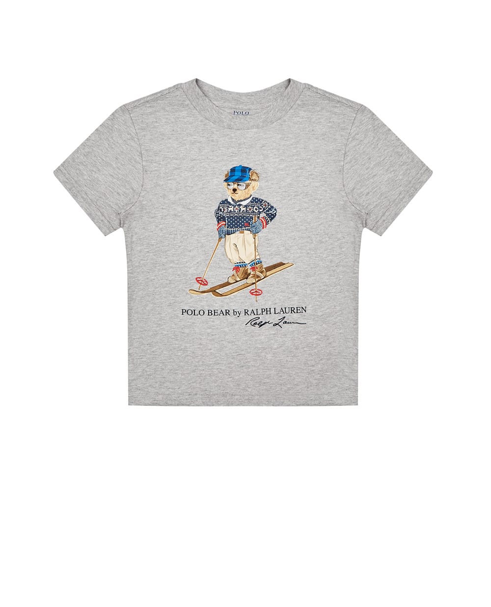 Детская футболка Polo Ralph Lauren Kids 323853790003, серый цвет • Купить в интернет-магазине Kameron