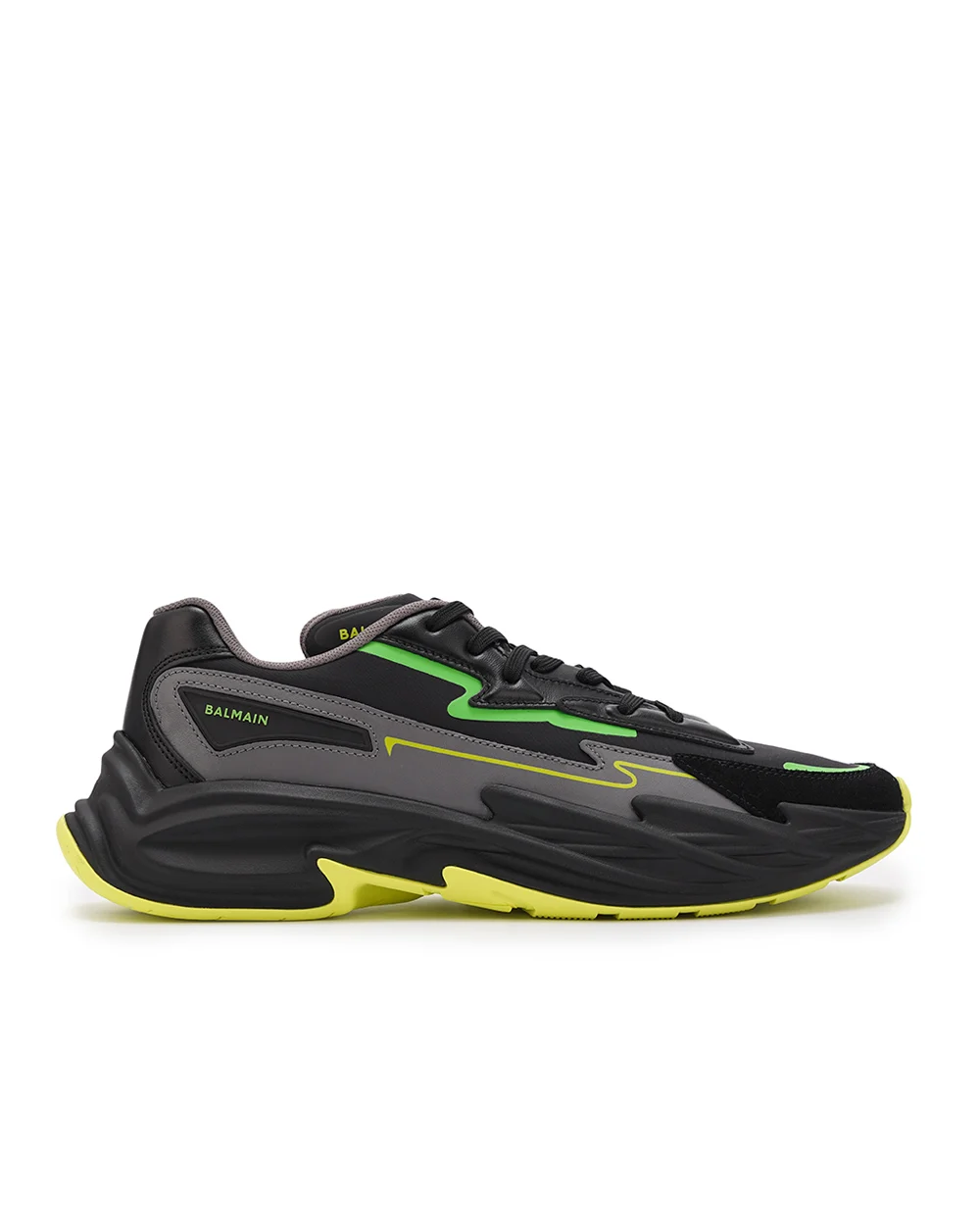 Кроссовки Run-Row Balmain DM1VI355LNVY, черный цвет • Купить в интернет-магазине Kameron