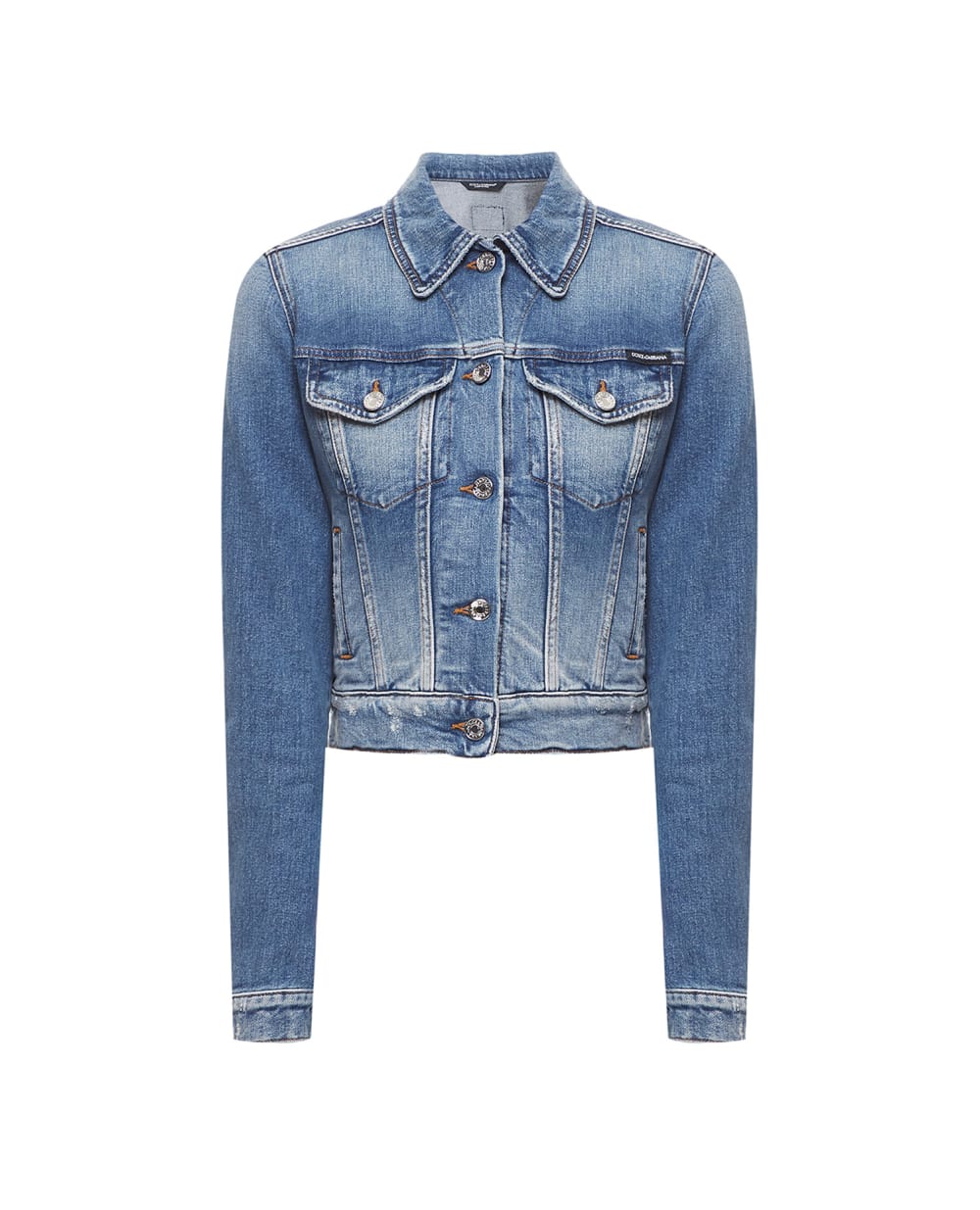 Джинсовая куртка Dolce&Gabbana F9I46D-G8EZ8, синий цвет • Купить в интернет-магазине Kameron