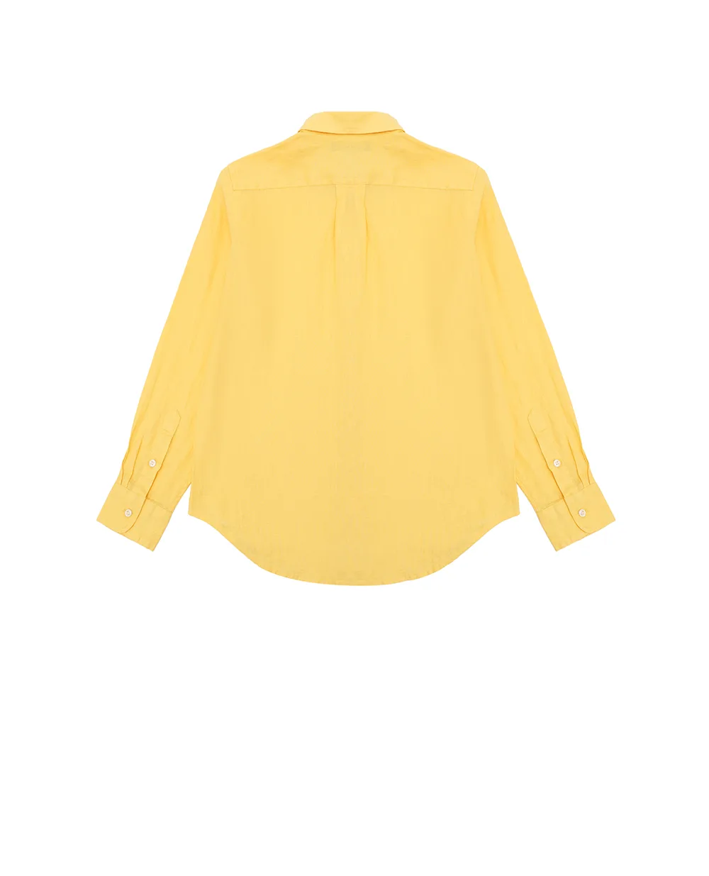 Детская льняная рубашка Polo Ralph Lauren Kids 323865270010, желтый цвет • Купить в интернет-магазине Kameron