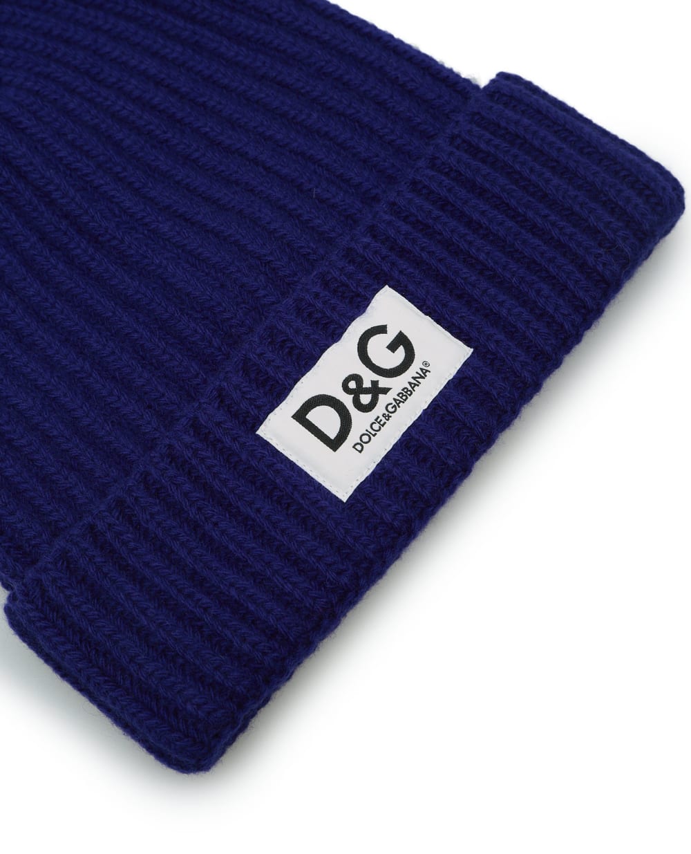 Детская шерстяная шапка Dolce&Gabbana Kids LBKH69-JBVJ1, синий цвет • Купить в интернет-магазине Kameron