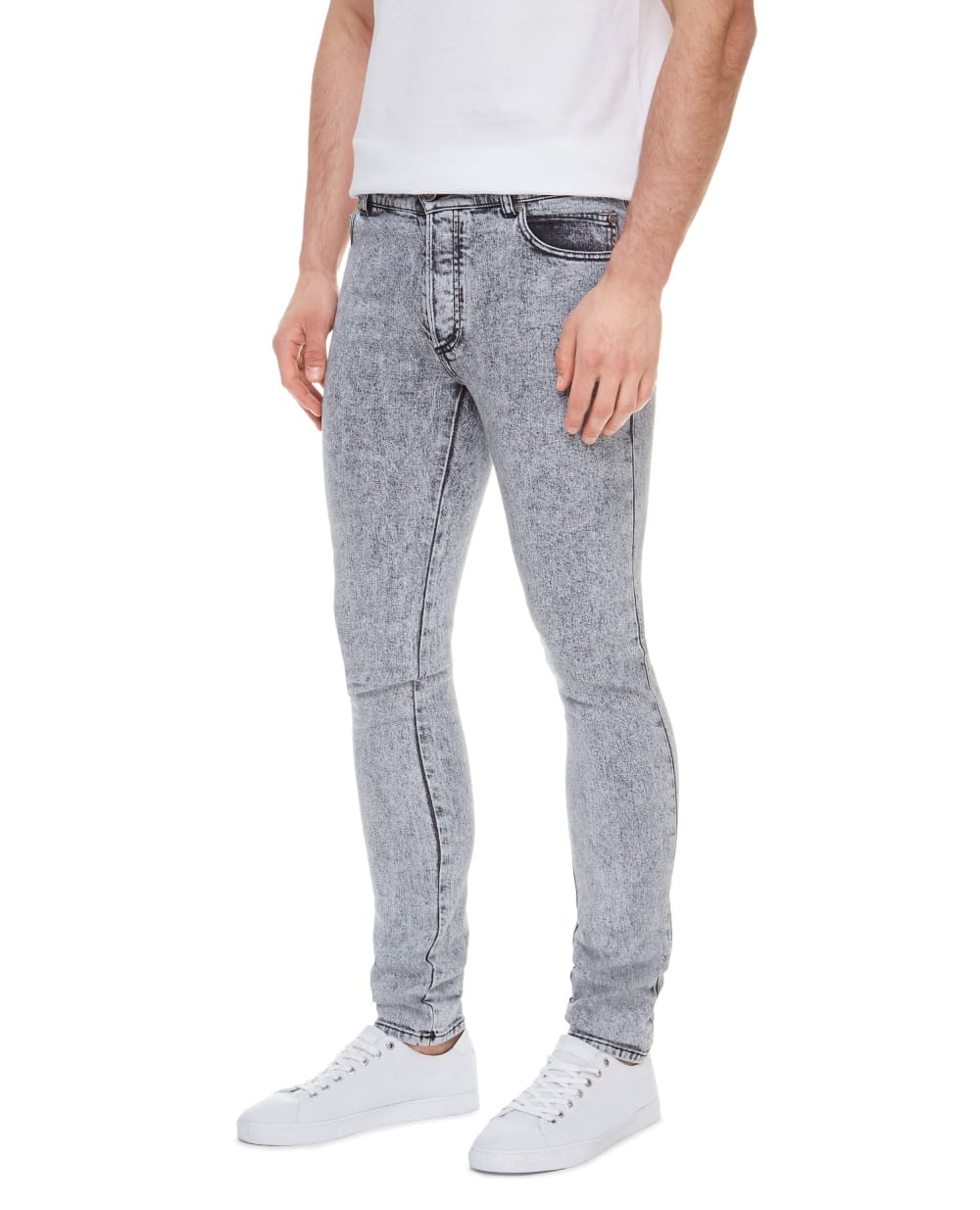 Джинсы Balmain VH0MG000136D, серый цвет • Купить в интернет-магазине Kameron