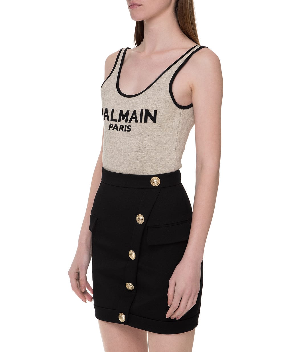 Боди Balmain RF10972K315, бежевый цвет • Купить в интернет-магазине Kameron