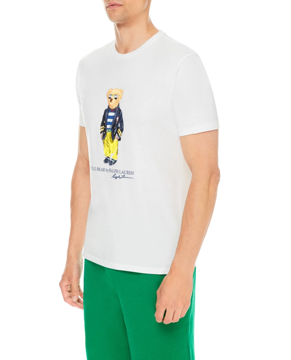 Футболка Polo Ralph Lauren 710837306002, белый цвет • Купить в интернет-магазине Kameron