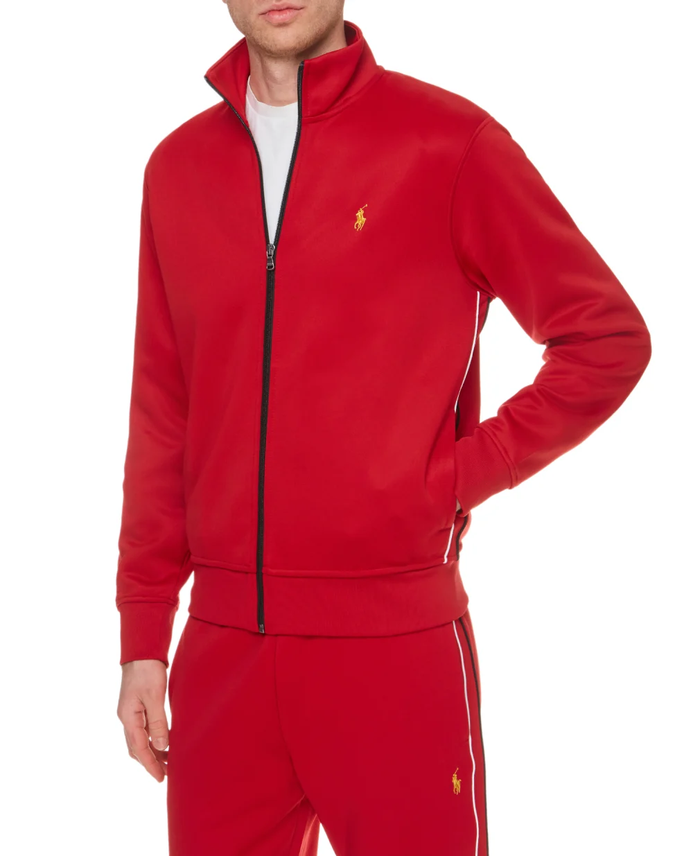 Спортивная кофта Polo Ralph Lauren 710828372001, красный цвет • Купить в интернет-магазине Kameron