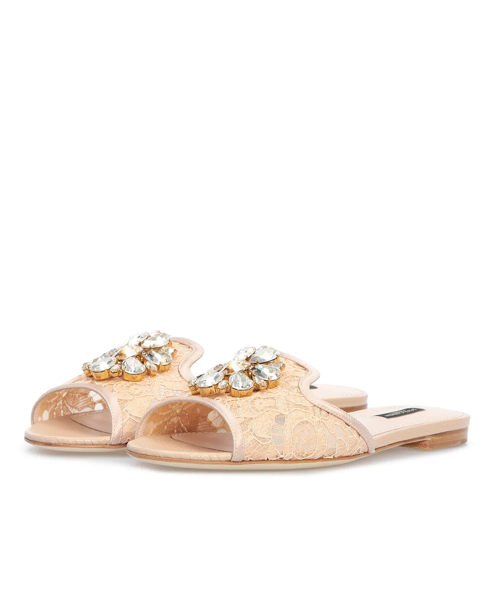 Мюли Rainbow Dolce&Gabbana CQ0023-AG667, бежевый цвет • Купить в интернет-магазине Kameron