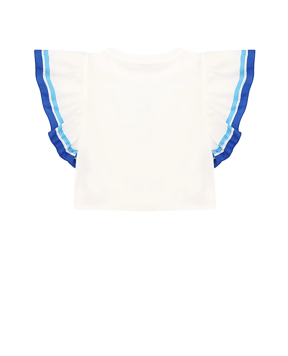 Детский топ Dolce&Gabbana Kids L5JTNS-G7O0L-S, белый цвет • Купить в интернет-магазине Kameron