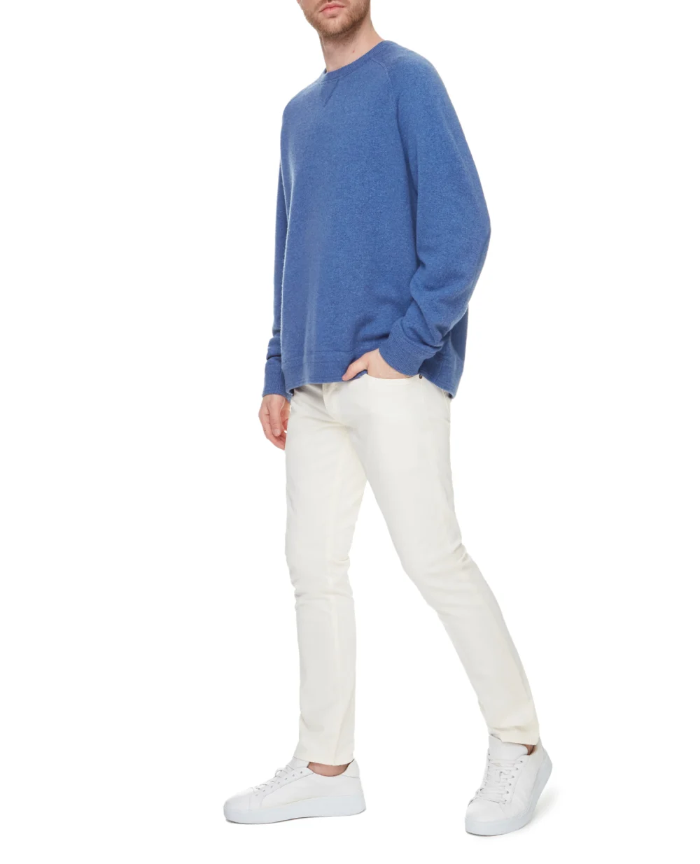 Шерстяной джемпер Polo Ralph Lauren 710669738004, голубой цвет • Купить в интернет-магазине Kameron