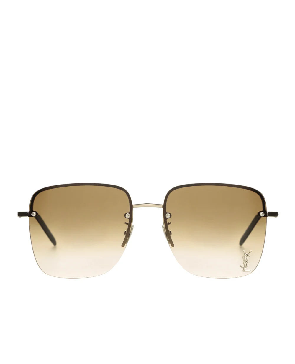 Солнцезащитные очки  Saint Laurent 652363-Y9902-, золотой/черный цвет • Купить в интернет-магазине Kameron