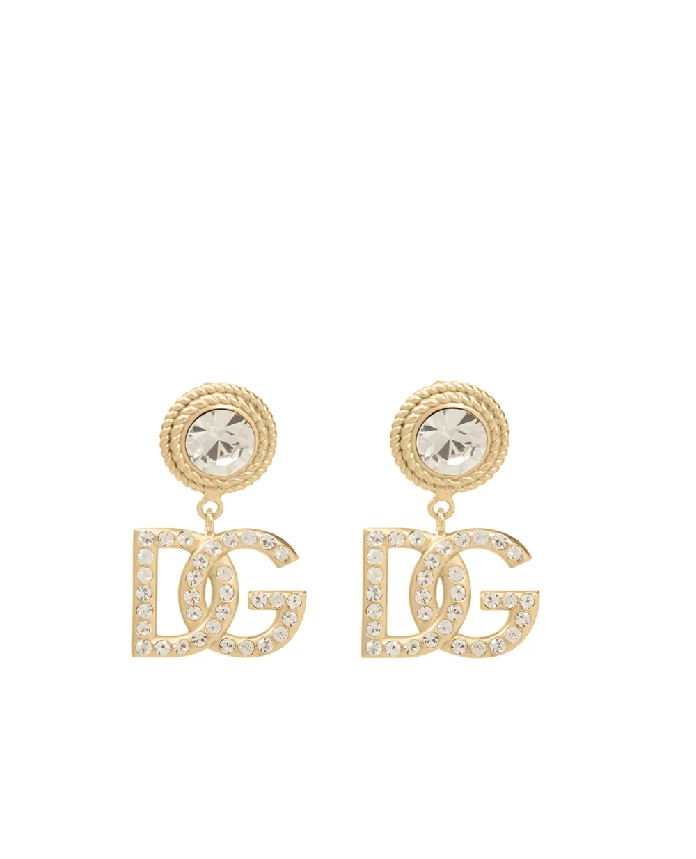 Клипсы Dolce&Gabbana WEN6L3-W1111, золотой цвет • Купить в интернет-магазине Kameron