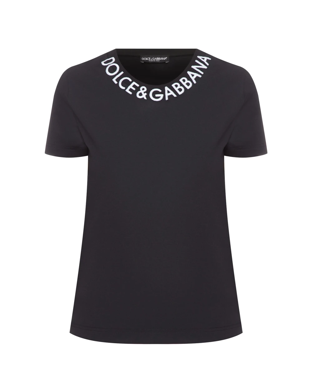 Футболка Dolce&Gabbana F8T00Z-FUGK4, чорний колір • Купити в інтернет-магазині Kameron