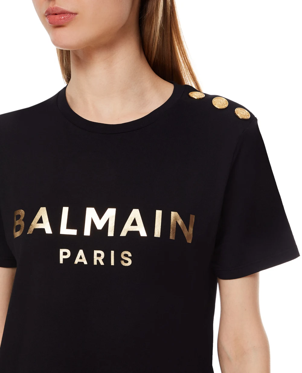 Футболка Balmain VF0EF005B020, черный цвет • Купить в интернет-магазине Kameron