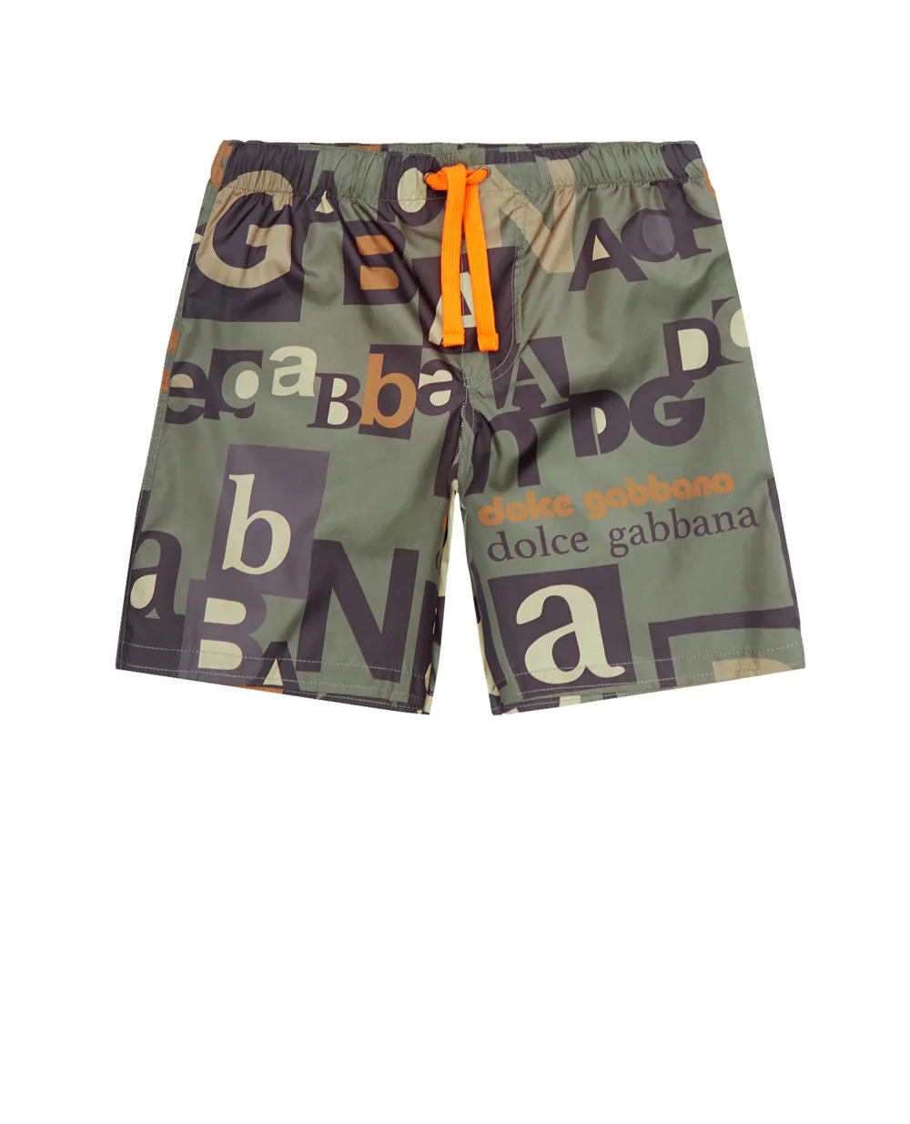 Плавательные шорты Dolce&Gabbana Kids L4J826-HSM73-S, зеленый цвет • Купить в интернет-магазине Kameron