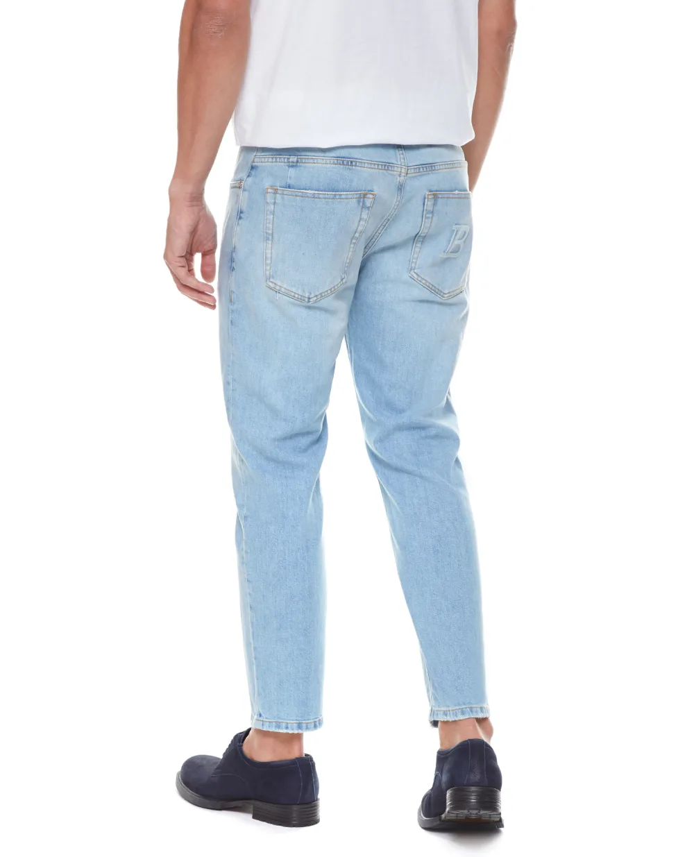Джинсы Balmain XH1MH060DB53, голубой цвет • Купить в интернет-магазине Kameron