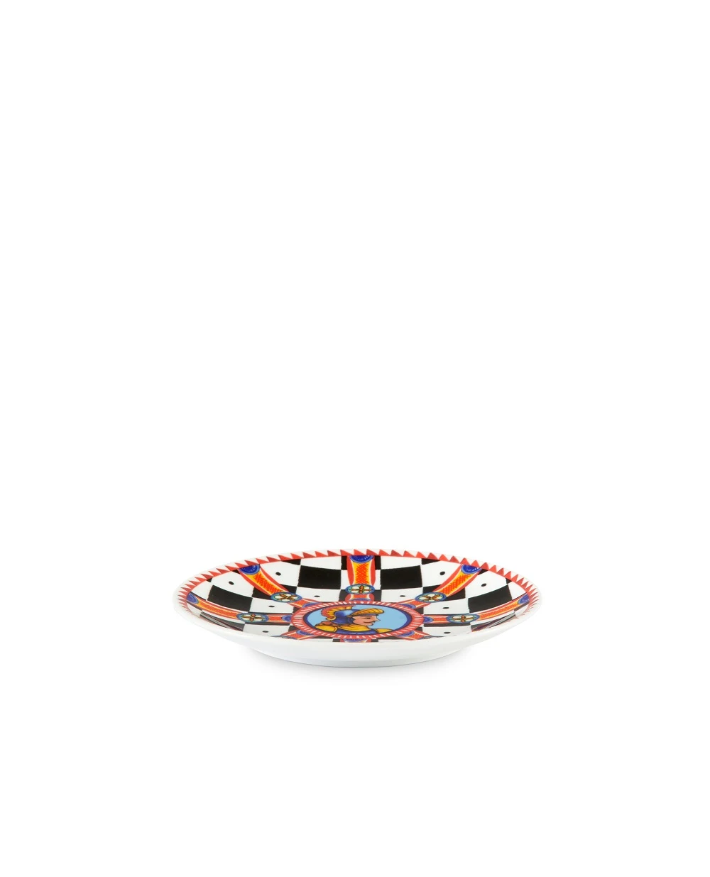 Набор из десертных тарелок из фарфора Dolce&Gabbana TC0S03-TCA13, разноцветный цвет • Купить в интернет-магазине Kameron