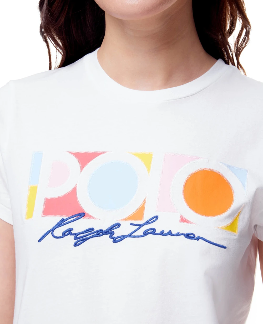 Футболка Polo Ralph Lauren 211856637001, белый цвет • Купить в интернет-магазине Kameron